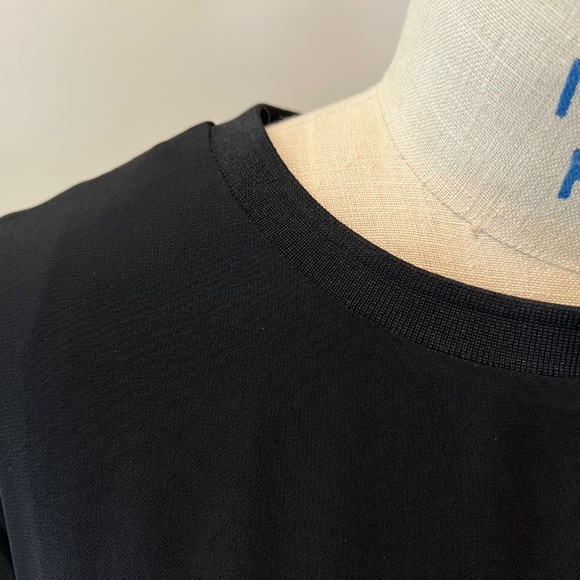 Elegant Alfani Tunic black layered top, Size 12 - Picture 4 of 11